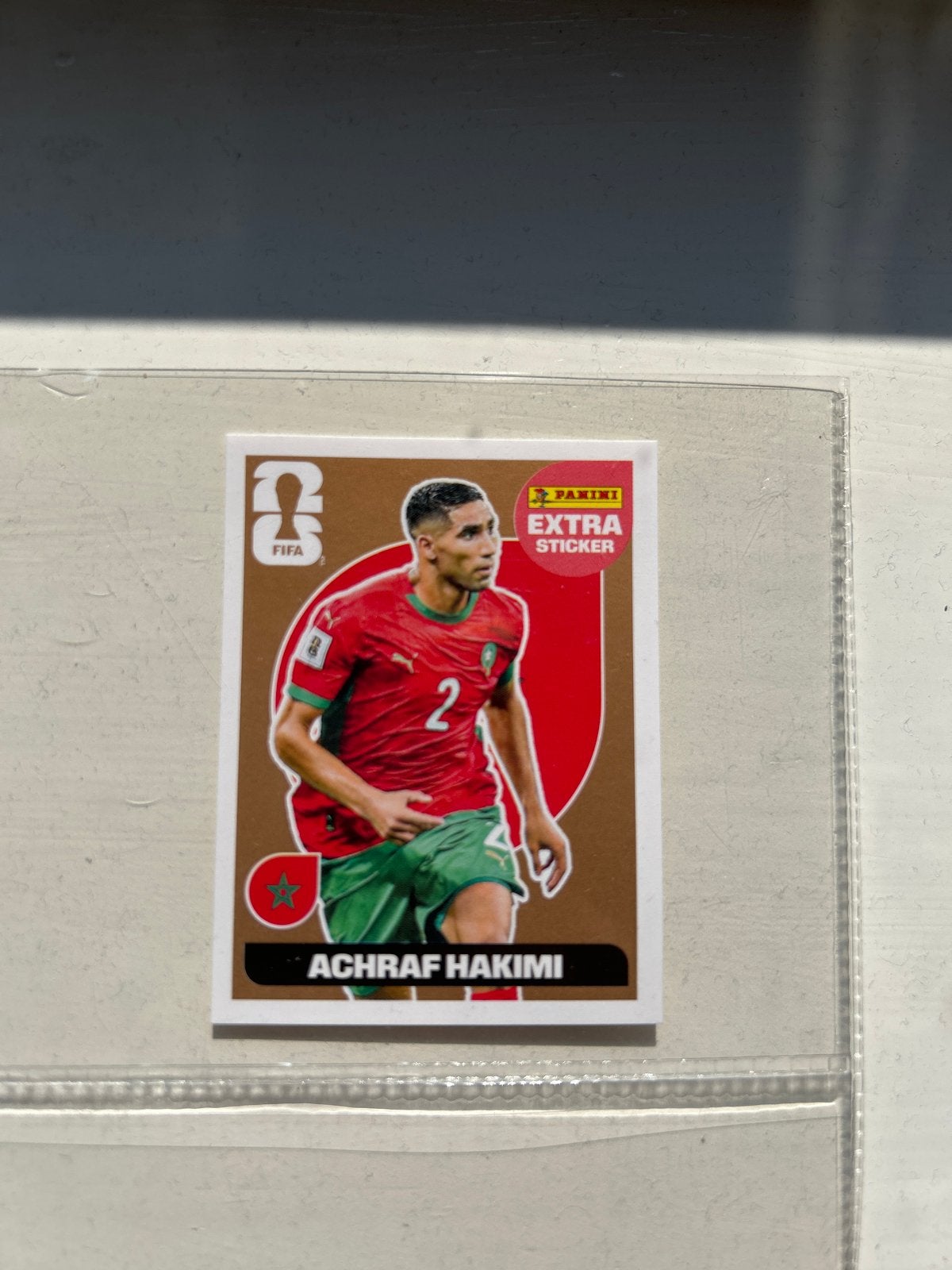 2026 Panini Fifa World Cup - Bronze Hakimi, Ophalen of Verzenden, Nieuw, Sticker