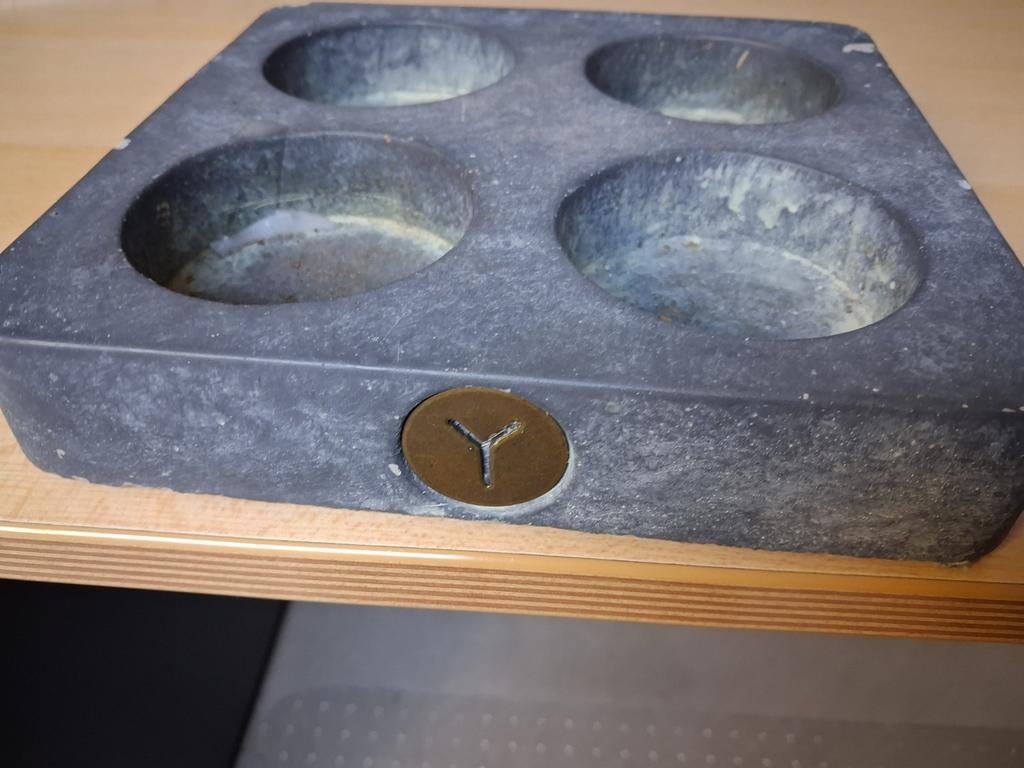 Brynxz waxinelichtjes houder. Voor grote waxinelichtjes of k, Gebruikt, Ophalen of Verzenden, Landelijk, Grijs