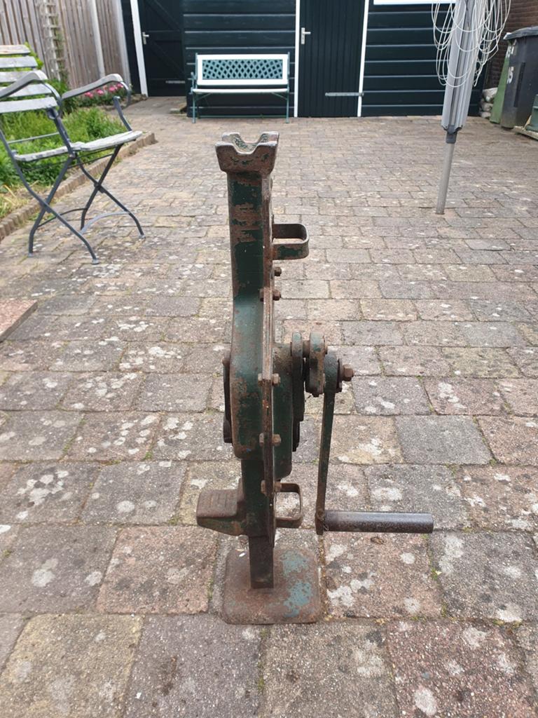 Domme kracht Janson krik - 25 kg eigen gewicht, Auto diversen, Krikken, Gebruikt, Garagekrik, Hydraulisch, Ophalen of Verzenden