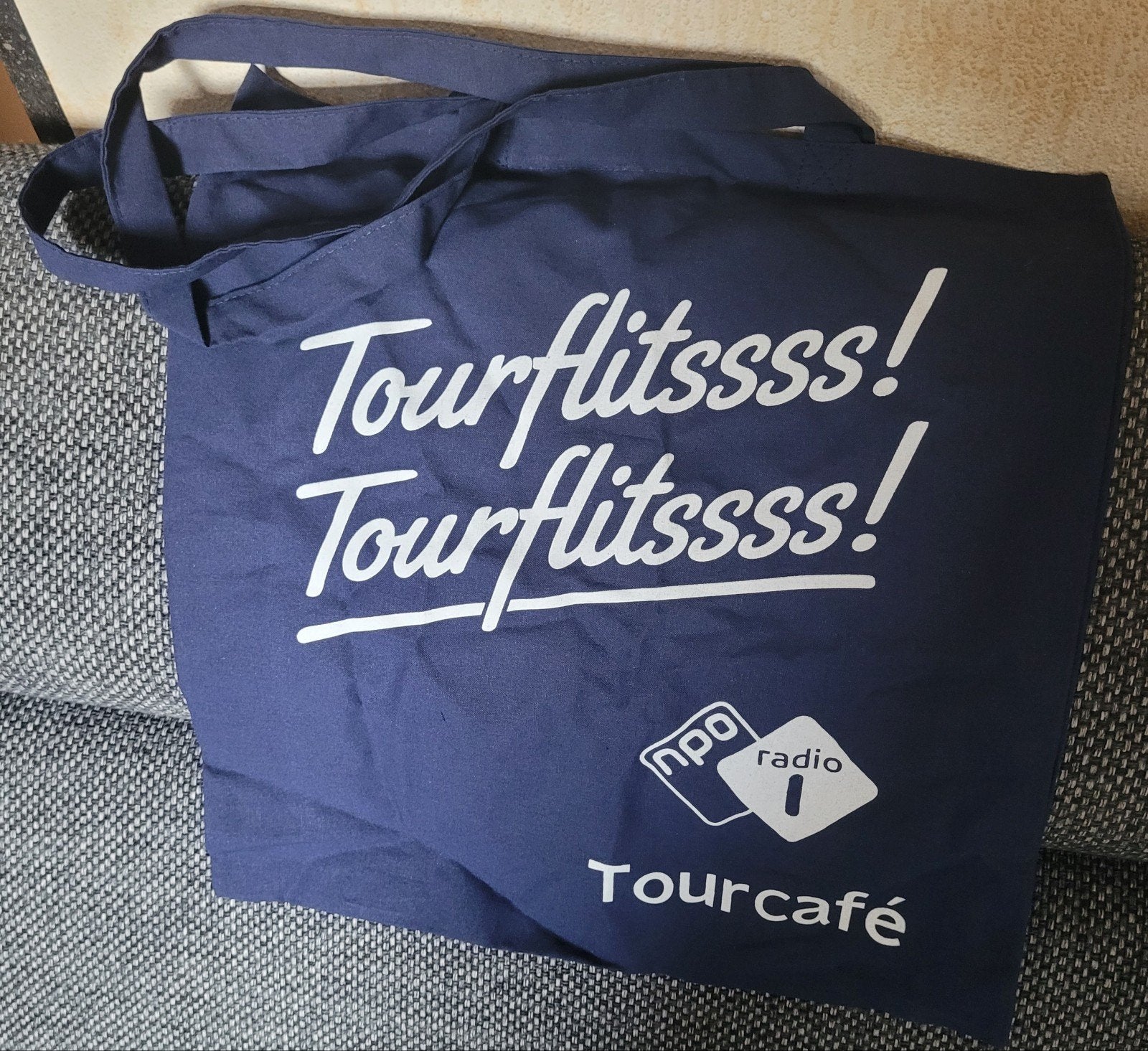 tourflits toerflits tourcafé npo radio 1 tour de france tas, Ophalen of Verzenden, Overige typen