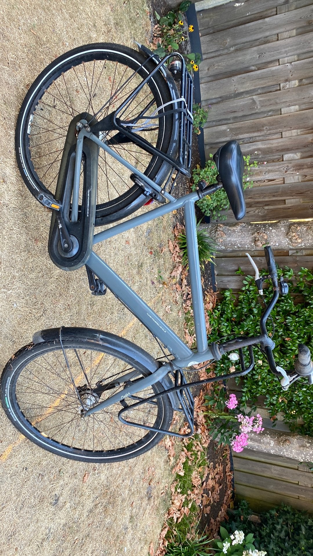Gebruikte stadsfiets - Grijs, Ophalen of Verzenden, Gebruikt, Overige merken