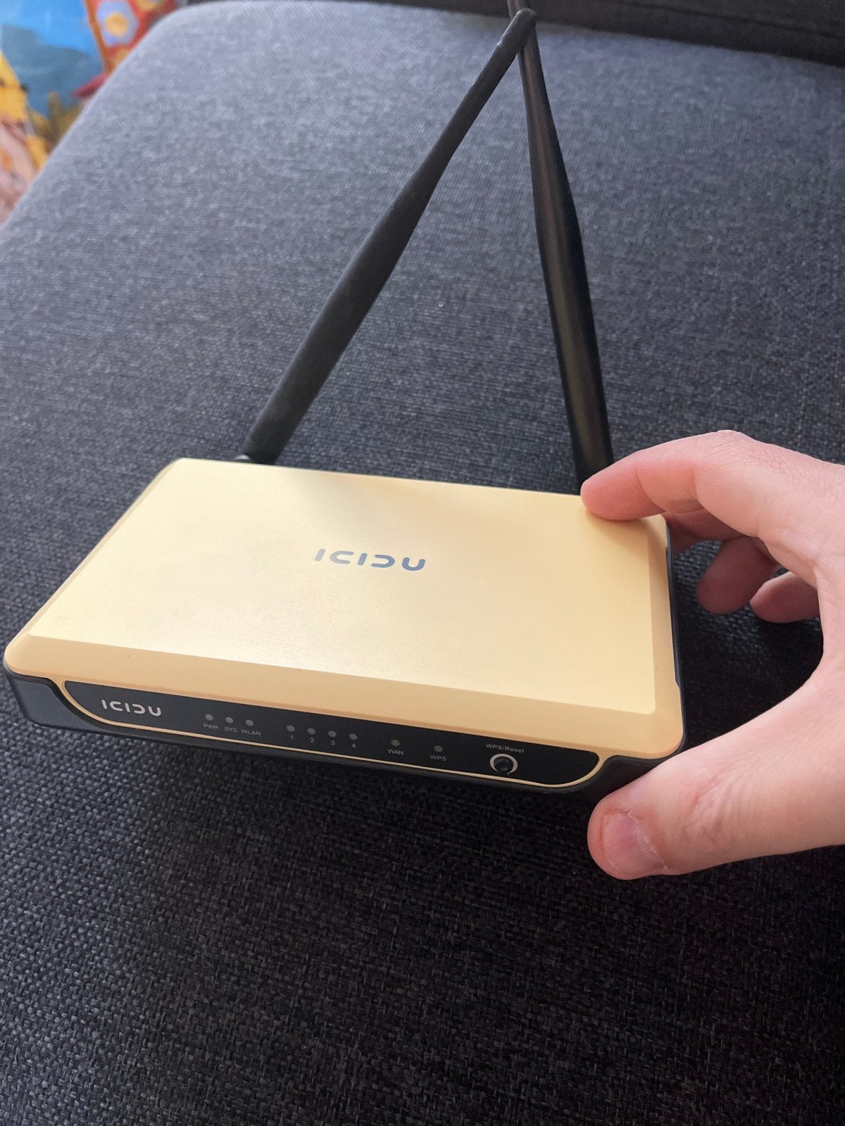ICIDU Wireless Router 300N NI-707534 - Zo goed als nieuw, Computers en Software, Ophalen, Gebruikt, Router