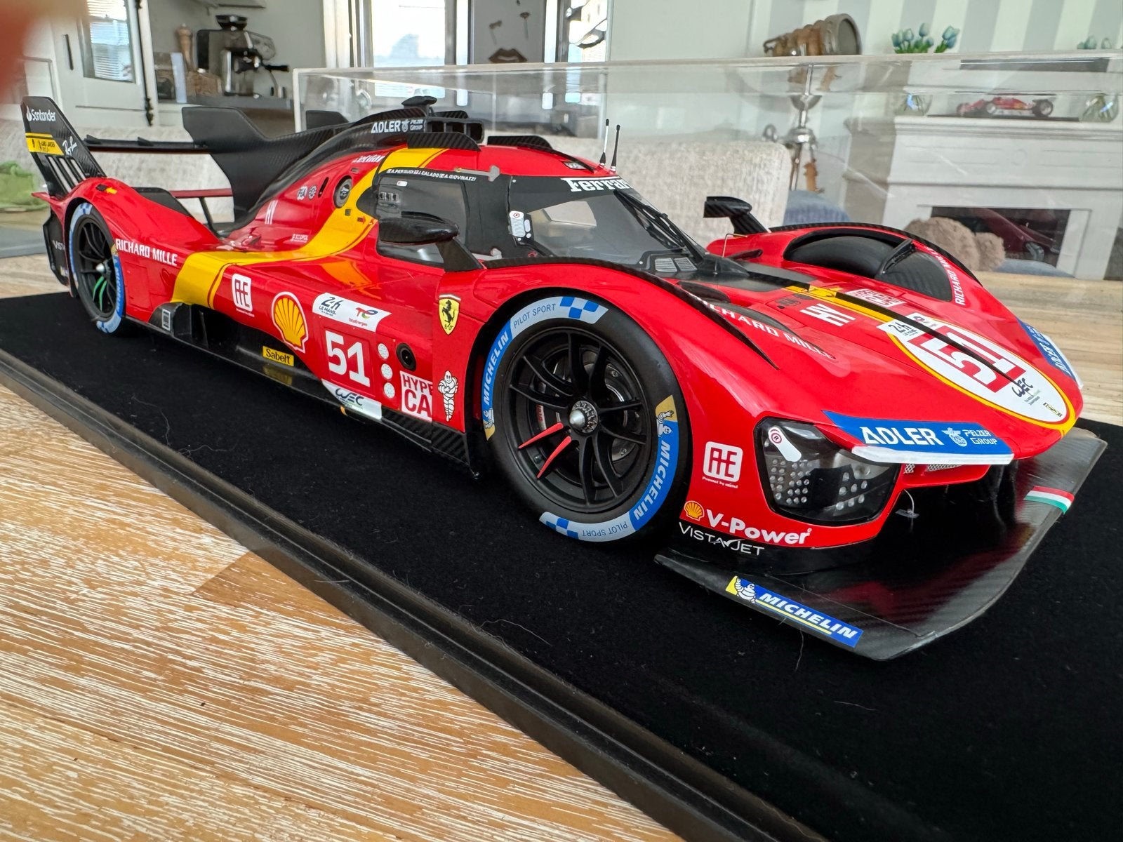 Ferrari 499P AF Corse 51 Winner 24h Le Mans 2023 schaalmodel, Ophalen, Zo goed als nieuw, Auto