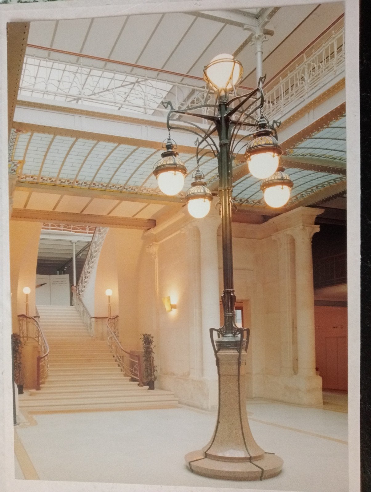 Viktor Horta fotoprint Art Nouveau, Ophalen of Verzenden