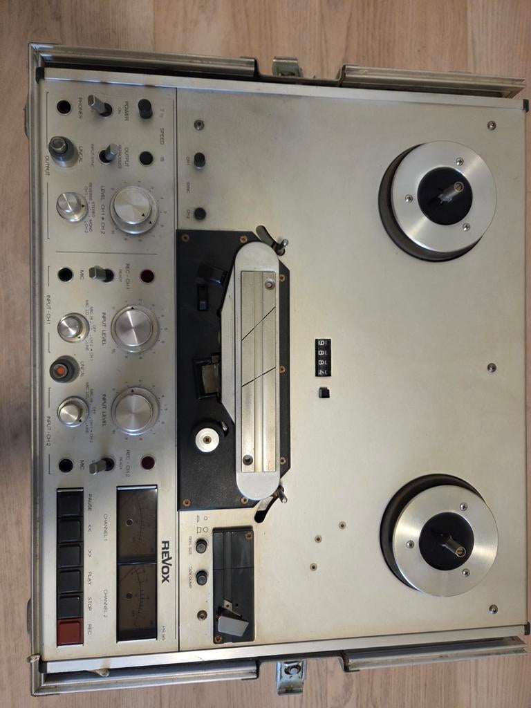 Revox PR99 Bandrecorder in Flightcase - Recent Geserviced, Ophalen of Verzenden