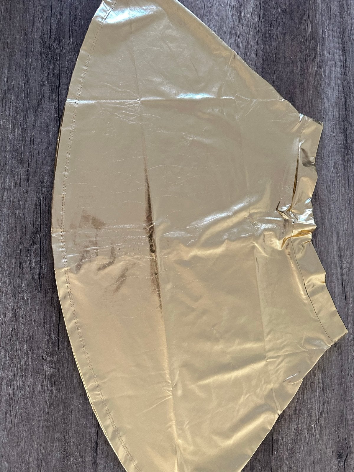 Gouden metallic rok - Hoofs Feestkleding - Nieuw!, Ophalen of Verzenden, Nieuw, Maat 46/48 (XL) of groter, Goud