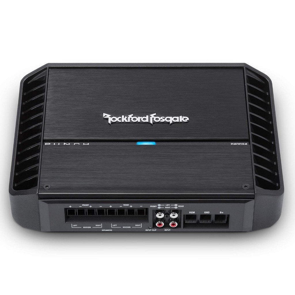 Rockford Fosgate Punch P400X4 4 kanaals versterker, Audio Design, Nieuw, Am Breilingsweg 3, 76709 Kronau, Duitsland, Ophalen of Verzenden
