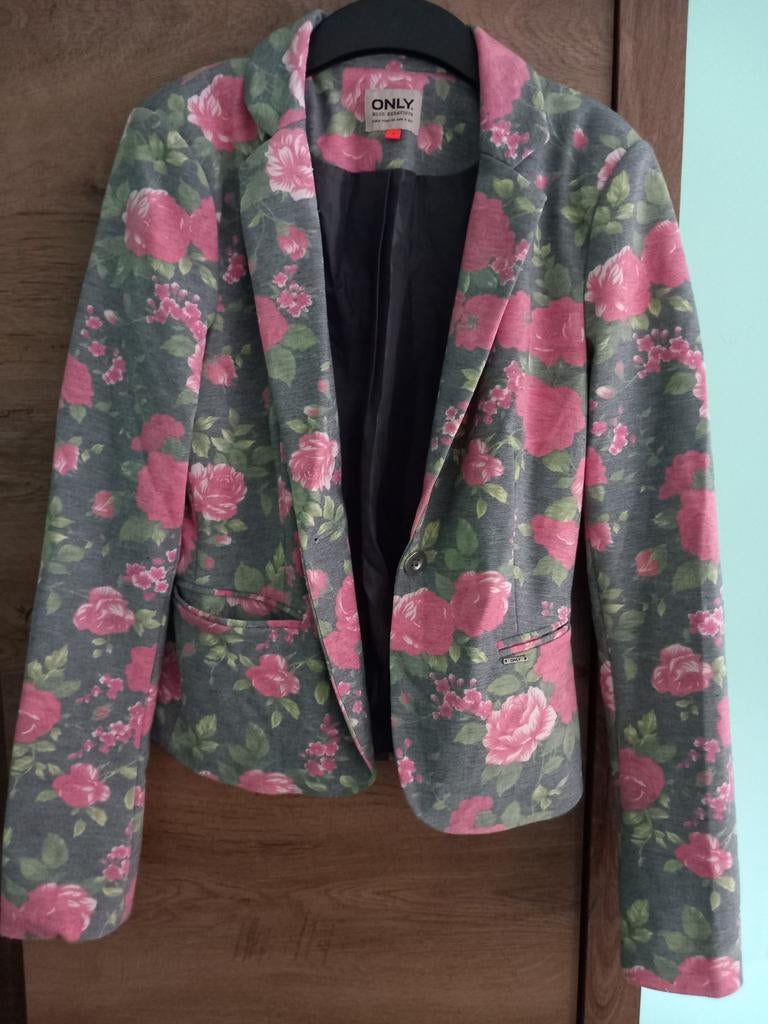 Colbertje bloemenprint S ONLY, Only, Ophalen of Verzenden, Zo goed als nieuw, Jasje