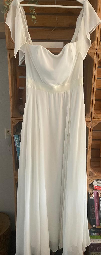 Galajurk, Kleding | Dames, Galajurk, Wit, Zo goed als nieuw, Ophalen