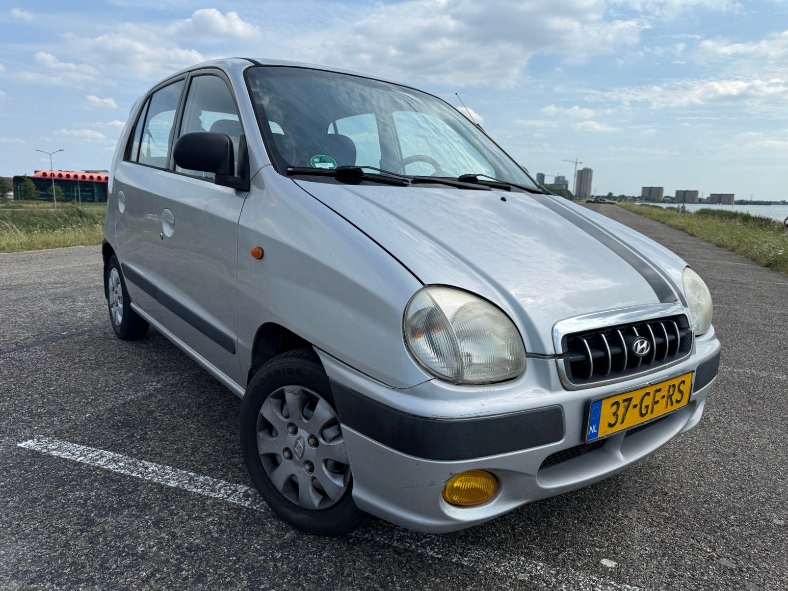 Hyundai Atos 1.0 AUTOMAAT/APK FEB 2027/LAGE KMSTAND NAP, Auto's, USB, 4 cilinders, 833 kg, Origineel Nederlands
