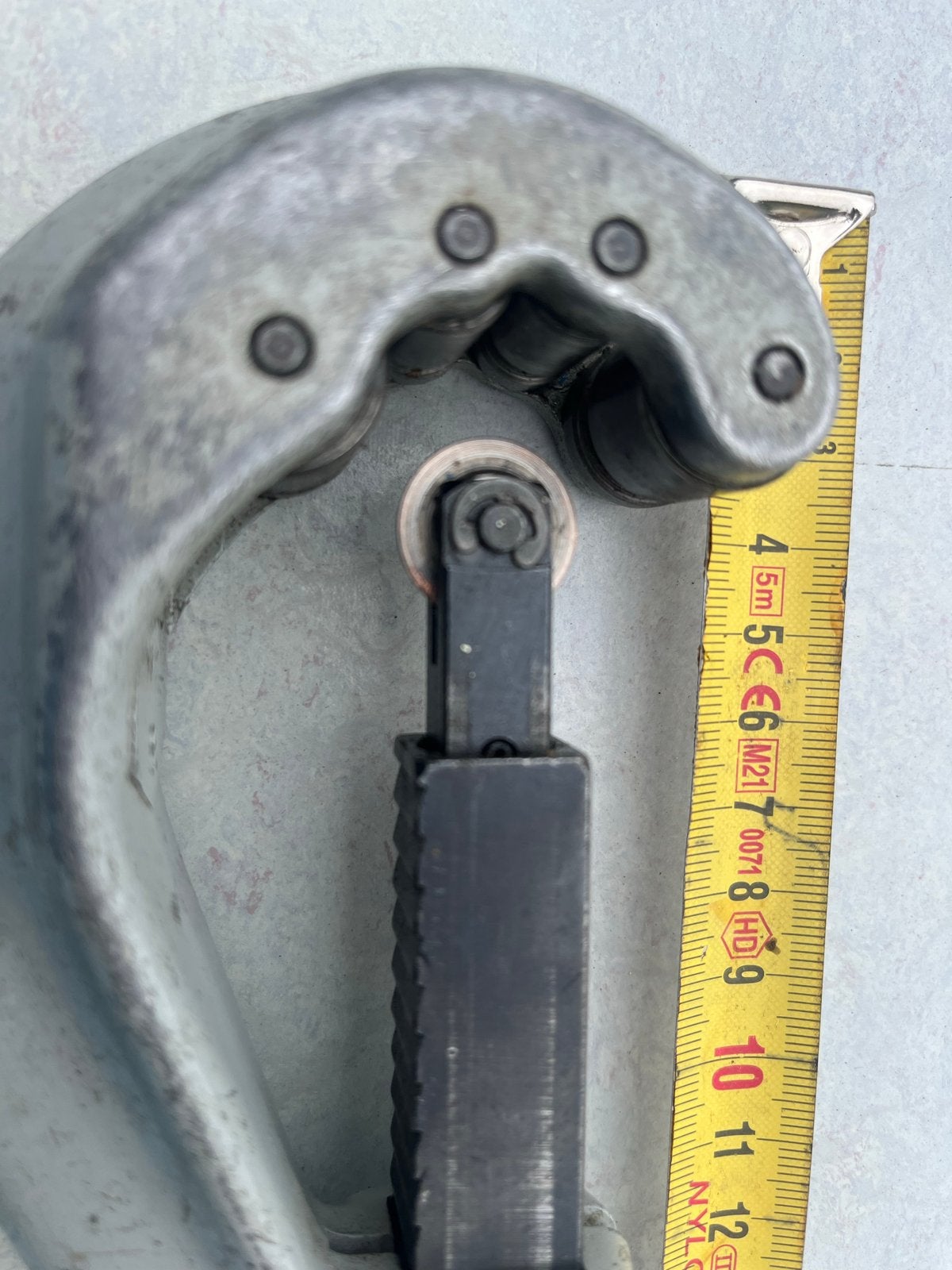 RIDGID Pijpsnijder E-3497 - Gebruikt maar functioneel, Ophalen, Gebruikt, Snijgereedschap, Ridgid