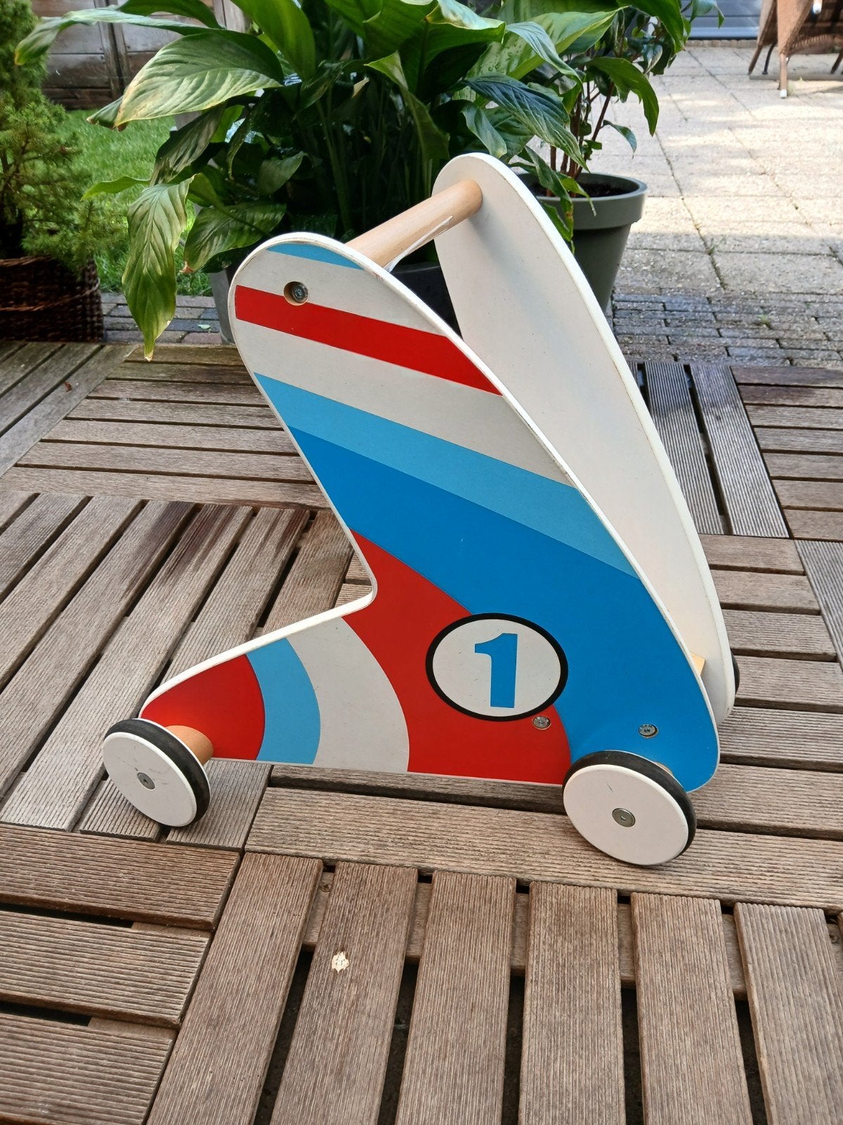 Houten Loopwagen, Ophalen of Verzenden, Zo goed als nieuw