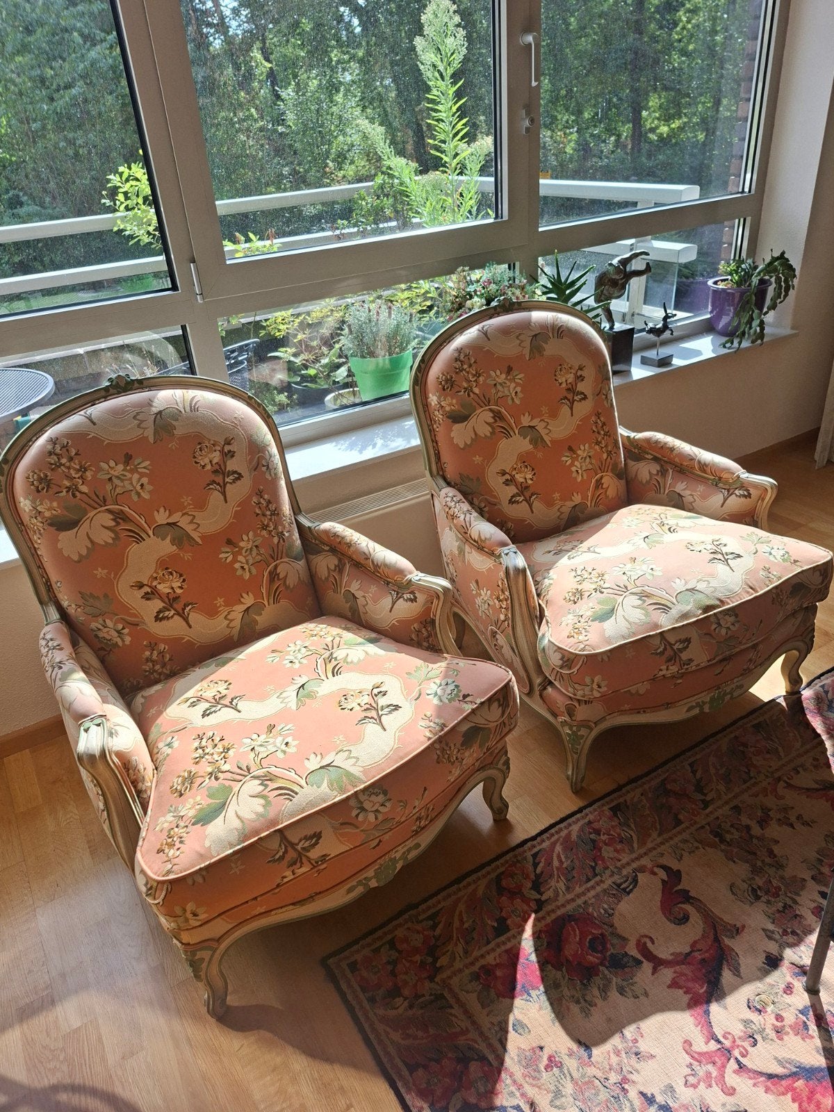 2 Unieke Franse stoelen,, Antiek en Kunst, Antiek | Meubels | Stoelen en Banken, Ophalen