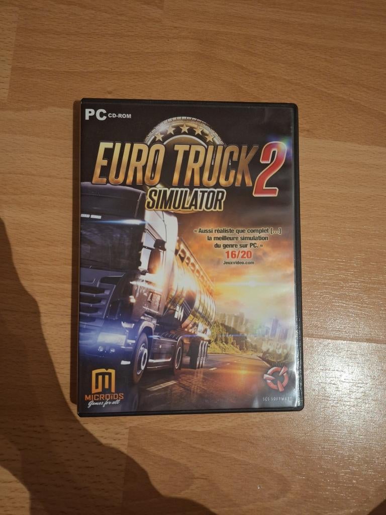 Euro Truck Simulator 2 PC CD-ROM - Vrachtwagensimulatie, Spelcomputers en Games, Games | Pc, Gebruikt, Simulatie, 1 speler, Vanaf 3 jaar