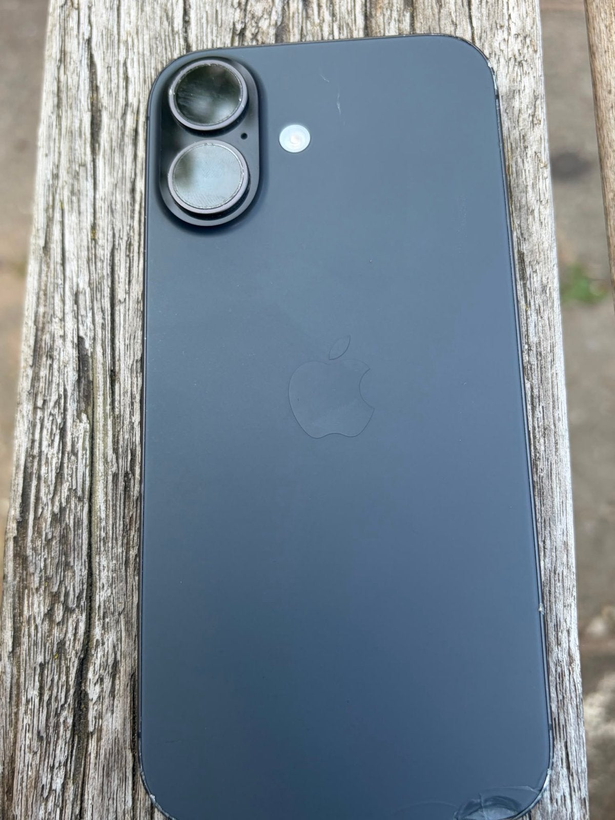 iPhone 17 - Gebarsten scherm en achterkant, Overige modellen, Zwart, Ophalen of Verzenden, Niet werkend