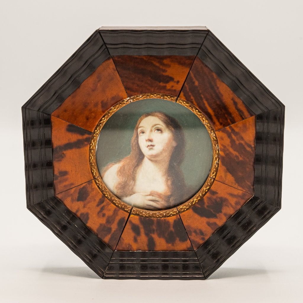 Miniatuur portretje, Maria Magdalena, 19e-eeuw, Ophalen of Verzenden