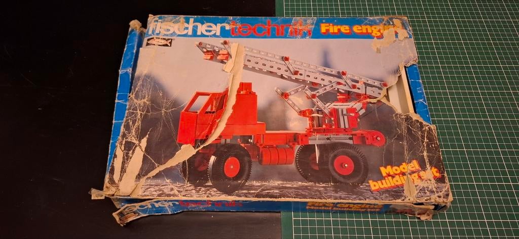Fischertechnik Brandweerwagen Modelbouwset (Vintage), Ophalen of Verzenden, Gebruikt, Overige merken