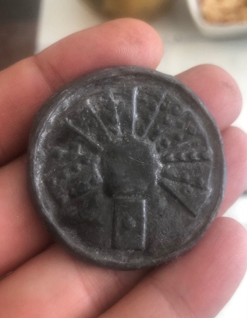 Oude Loden Bodemvondst - 68 gram (Mogelijk 17e/18e eeuw), Verzenden, Gebruikt