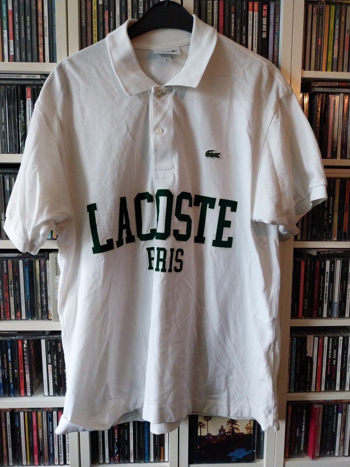 Lacoste Classic Fit Polo Shirt - Maat L, Kleding | Heren, Maat 52/54 (L), Verzenden, Zo goed als nieuw, Wit