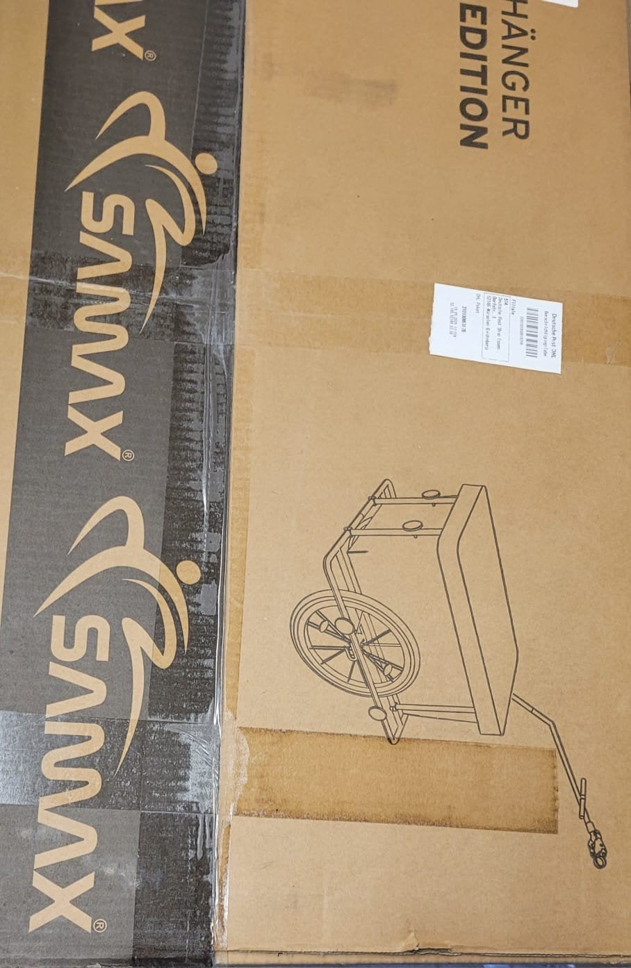 Samax Fietsaanhanger Bagagekar - Nieuw in doos, Fietsen en Brommers, Bagagekar, Nieuw, Ophalen of Verzenden, 40 tot 60 kg