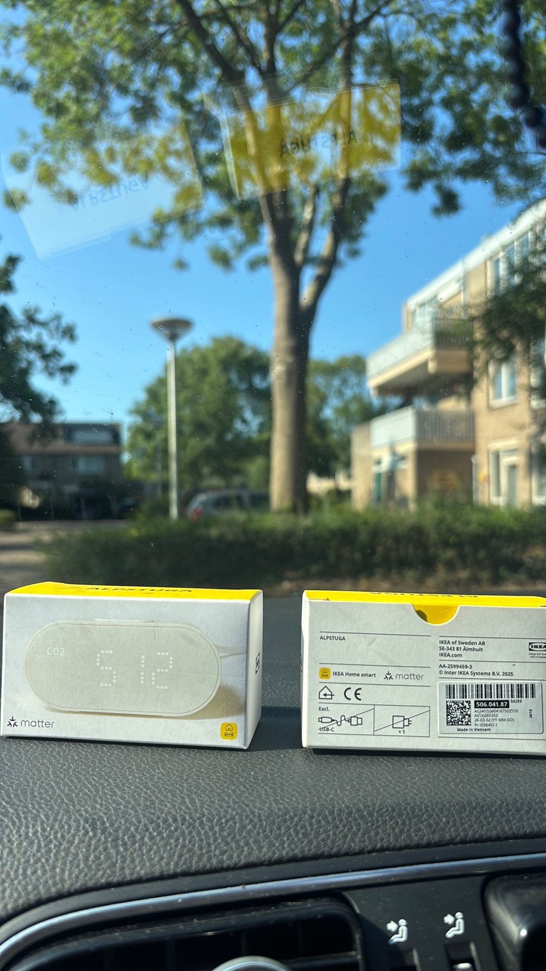 Ikea alpstuga luchtkwaliteit sensor 2x, Ophalen of Verzenden, Nieuw