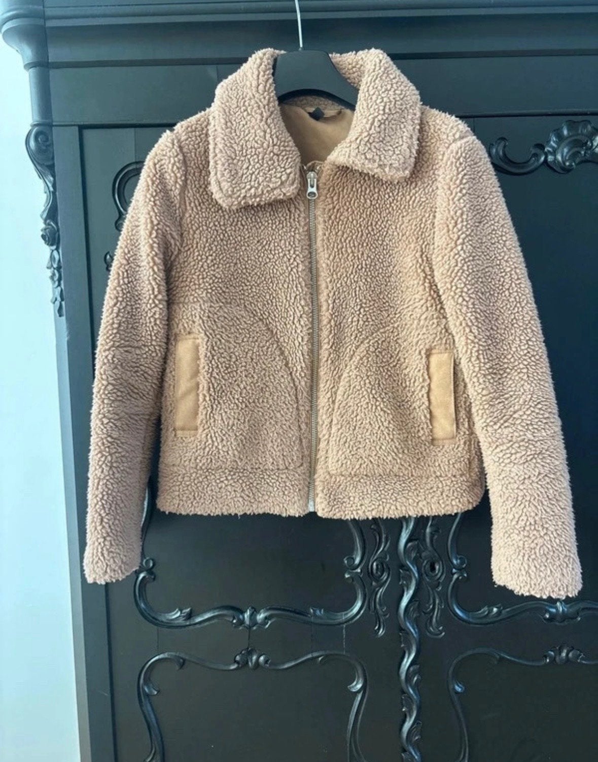 H&M Divided teddy jasje - bruin - maat XS/S, Ophalen of Verzenden, Gedragen, Maat 34 (XS) of kleiner, Bruin
