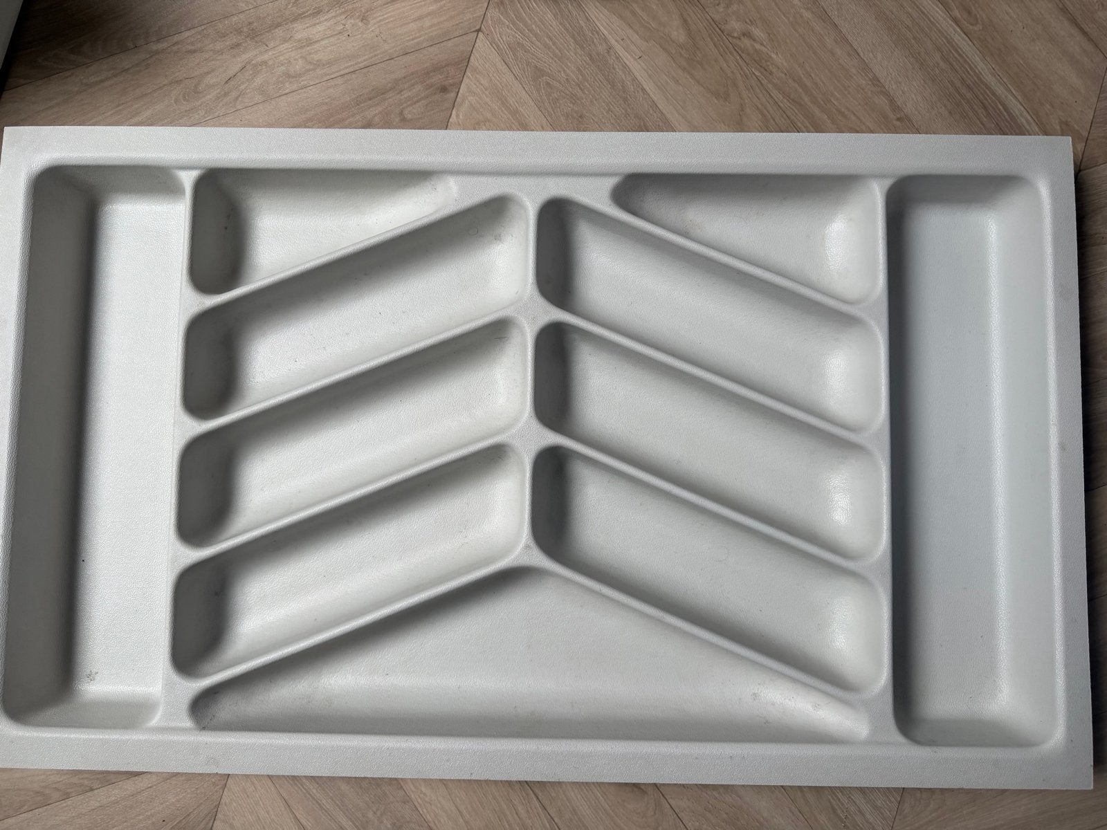 Bestekbak voor in lade - 80x47 cm, Kunststof, Ophalen of Verzenden, Grijs, Overige merken