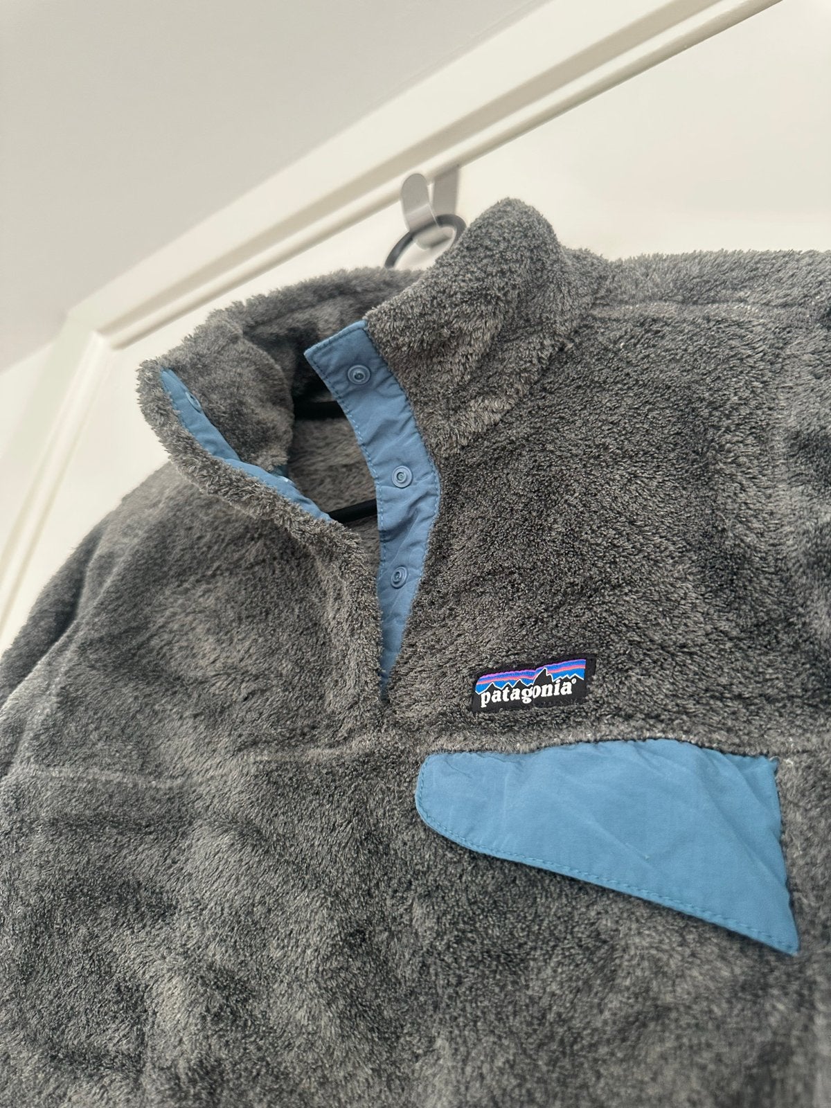 Patagonia Dames Fluffy Fleece Maat M - Zeer Goede Staat, Ophalen of Verzenden, Zo goed als nieuw, Maat 38/40 (M), Grijs