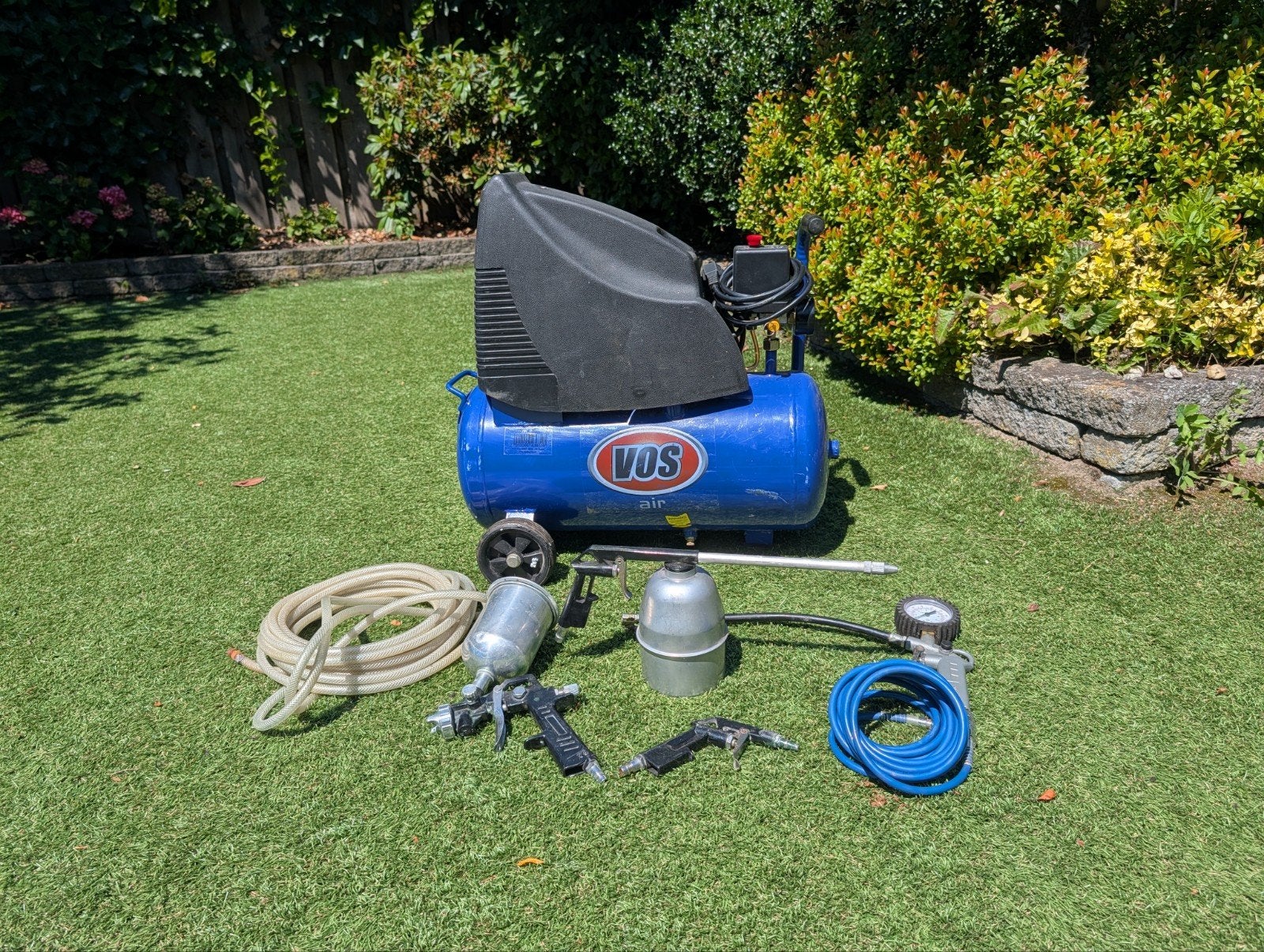 VOS Air Compressor met accessoires, Minder dan 25 liter, Ophalen, Minder dan 200 liter/min, Mobiel