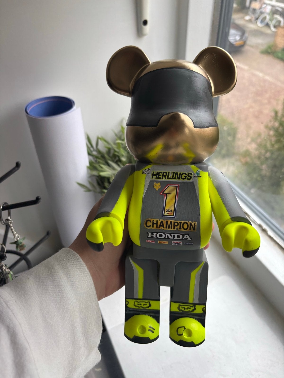 Custom Jeffrey Herlings Wereldkampioen Beer Speciale Editie, Ophalen of Verzenden, Zo goed als nieuw