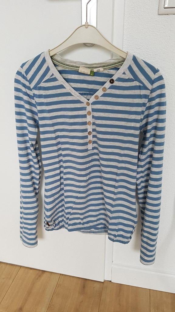 Ragwear. Shirt met lange mouw. V Hals. Maat S., Blauw, Ophalen of Verzenden, Zo goed als nieuw, Lange mouw