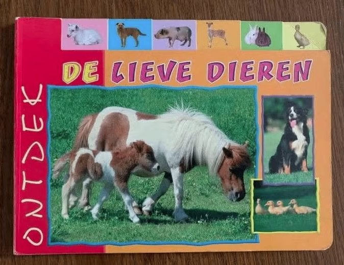 Ontdek de lieve dieren; ISBN 9085452430, Ophalen of Verzenden, Zo goed als nieuw, Jongen of Meisje, Non-fictie