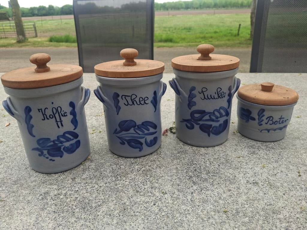 4 mooie keulse potten, Ophalen of Verzenden