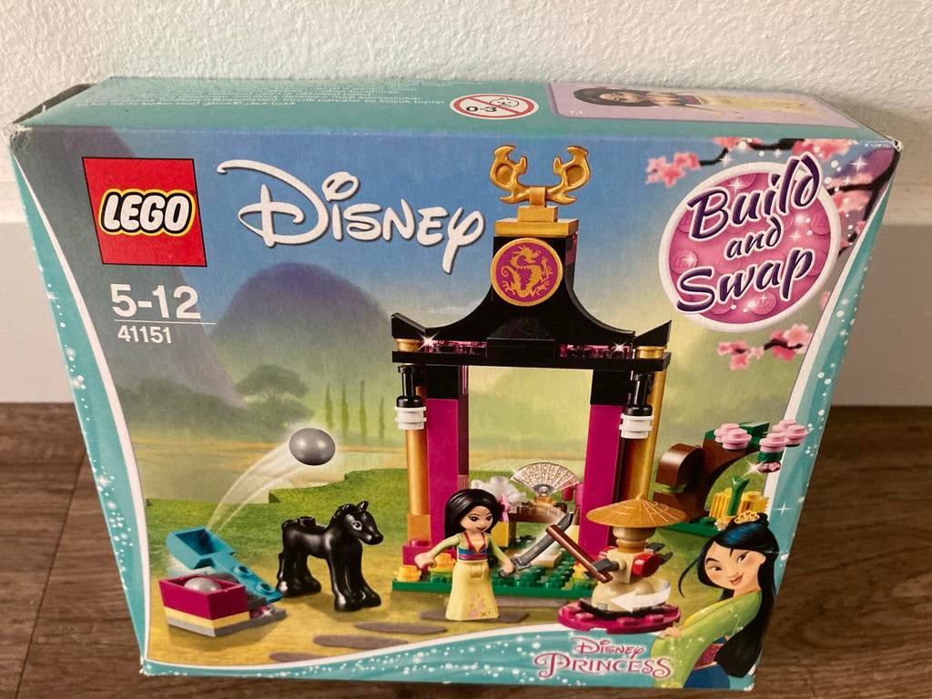 Lego Disney 41151 Mulan’s Trainingday!, Ophalen of Verzenden, Zo goed als nieuw