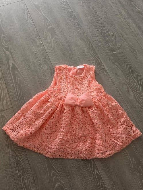 babyjurk – roze kleur, maat 80, Kinderen en Baby's, Ophalen of Verzenden, Zo goed als nieuw, Meisje, Jurkje of Rokje