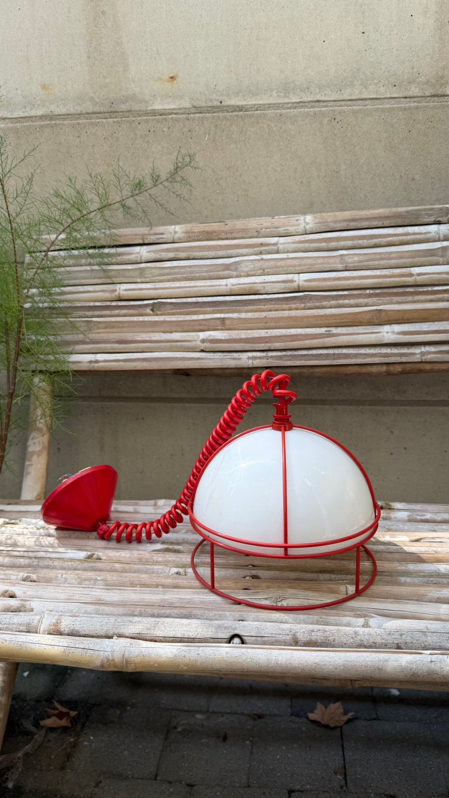 Vintage Harco Loor Hockey Helmet hanglamp 1980, Ophalen of Verzenden, Zo goed als nieuw