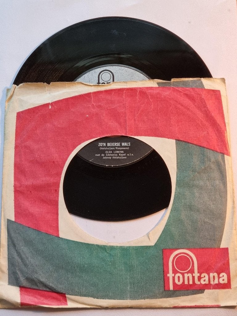 single Olga Lowina ZO'N BEIERSE WALS jodel muziek uit 1960, Ophalen of Verzenden, Gebruikt, Nederlandstalig