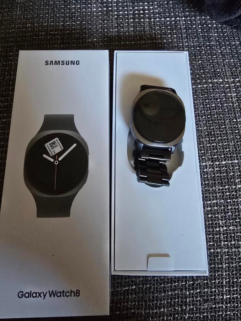 Z.g.a.n samsung watch 8 met LTE, Ophalen of Verzenden, Zo goed als nieuw, Zwart, Android