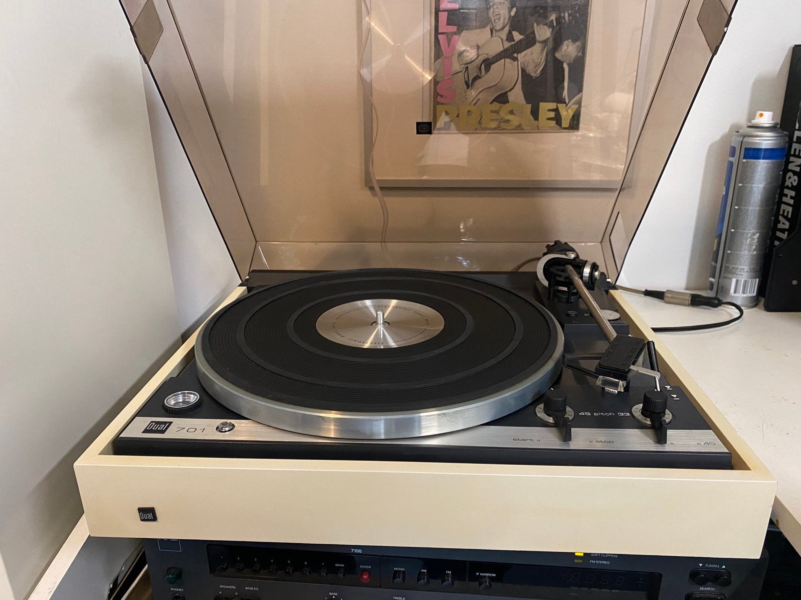 Dual 701 direct drive perfect!!!, Ophalen, Zo goed als nieuw, Dual