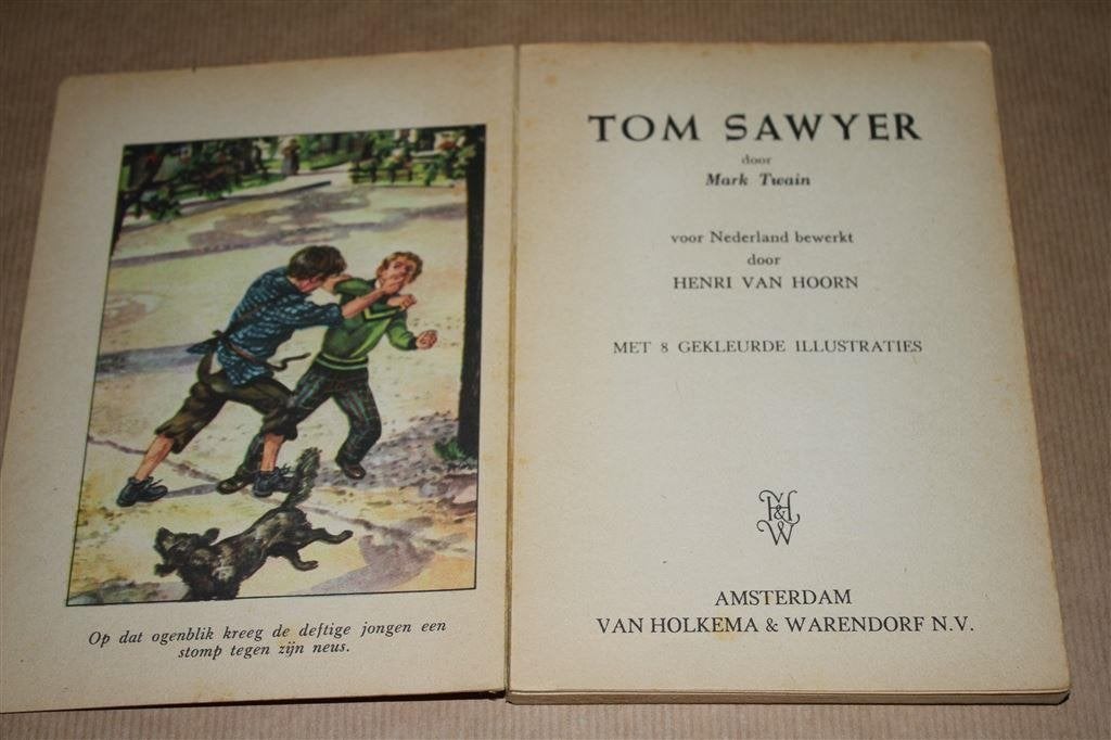 Tom Sawyer. Mark Twain. 1960., Boeken, Ophalen of Verzenden, Gelezen