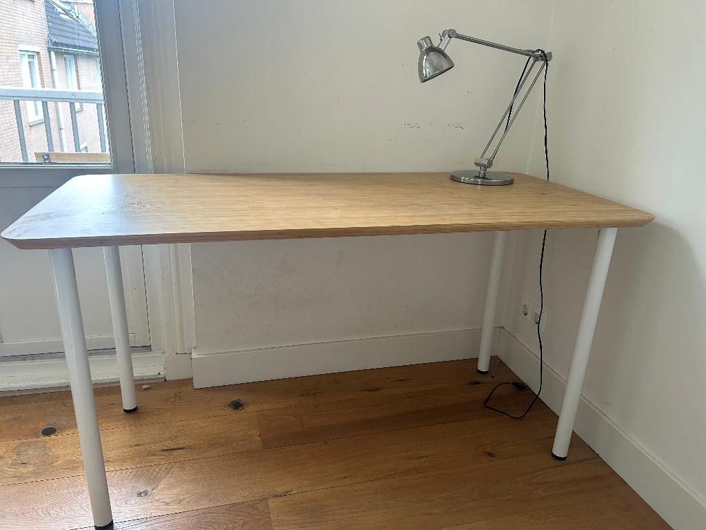 Ikea bureau, Ophalen, Scandinavisch, Bruin, Zo goed als nieuw