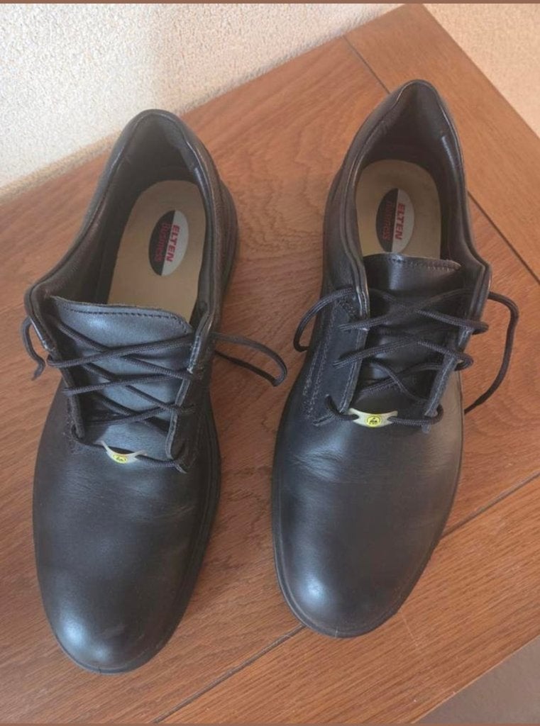 Elten Werkschoenen met stalen neus - Zwart Maat 46, Verzenden, Zwart, Elten, Zo goed als nieuw