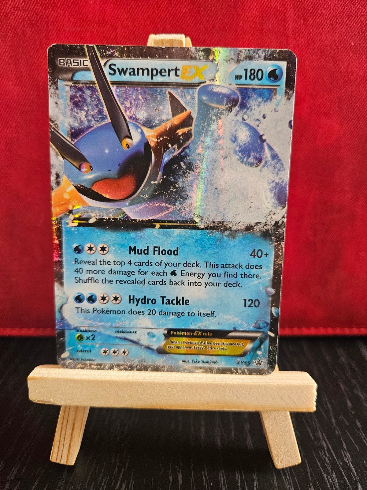 Swampert EX #XY55, Ophalen of Verzenden, Gebruikt, Losse kaart