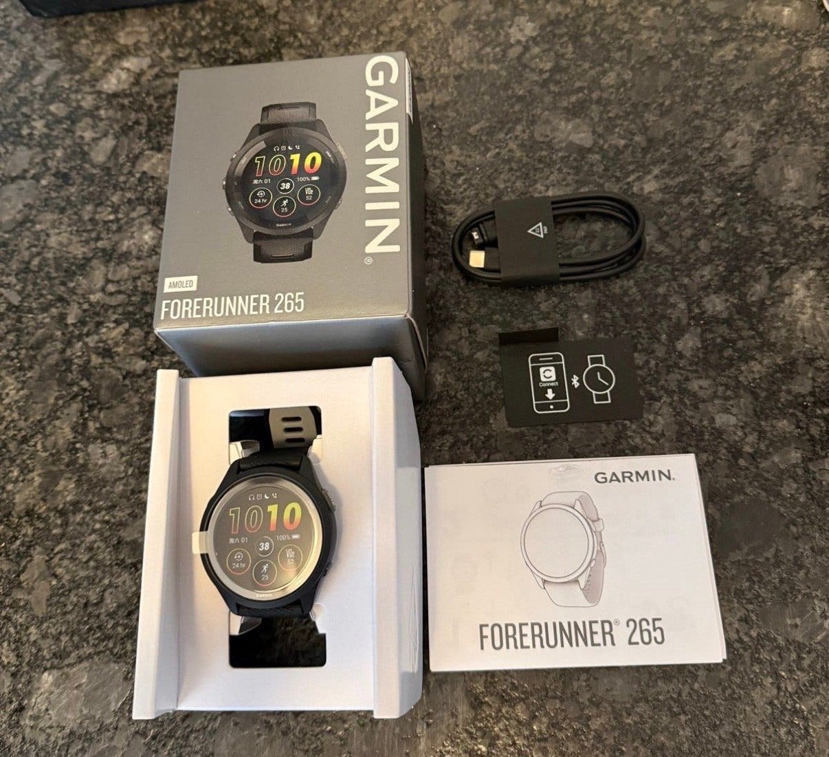 Garmin Forerunner 265 - Nieuw in doos!, Afstand, Zwart, Nieuw, Ophalen of Verzenden