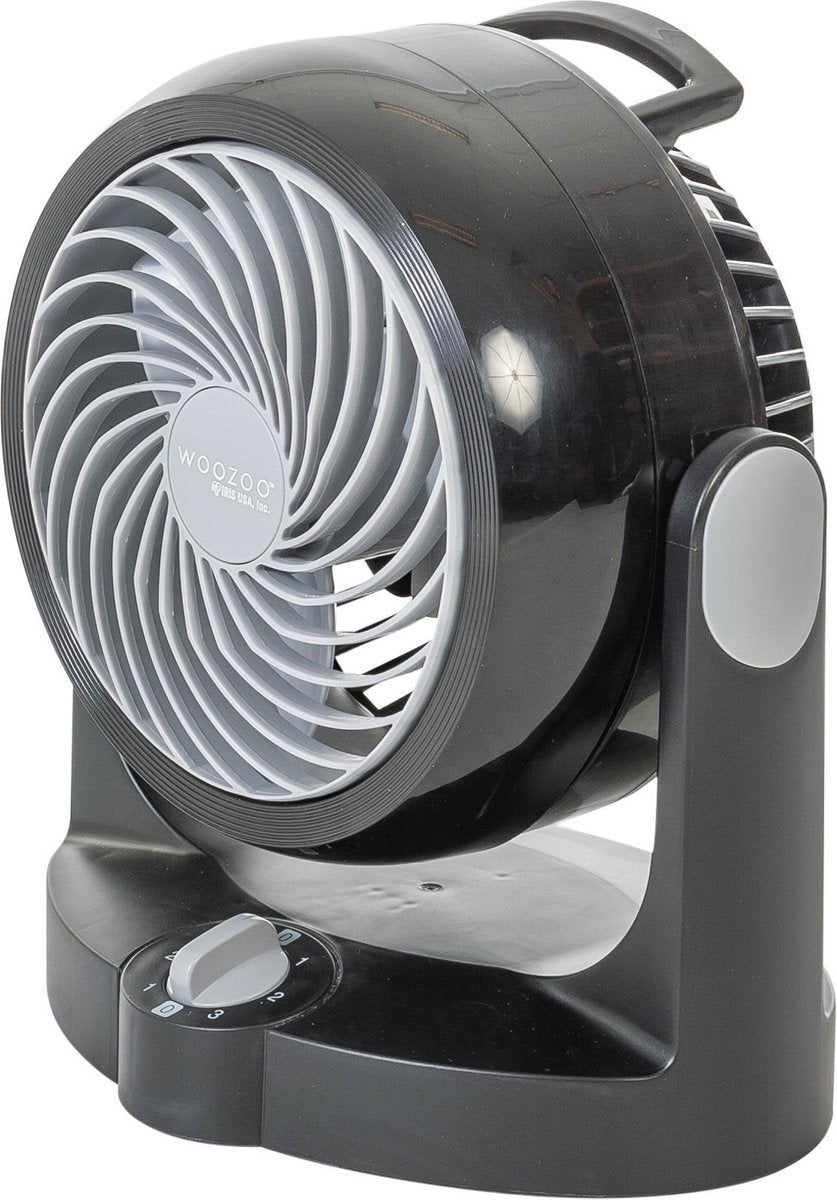 Iris Woozoo Ohyama HD15N tafel ventilator mini zwart, Ophalen, Nieuw, Tafelventilator