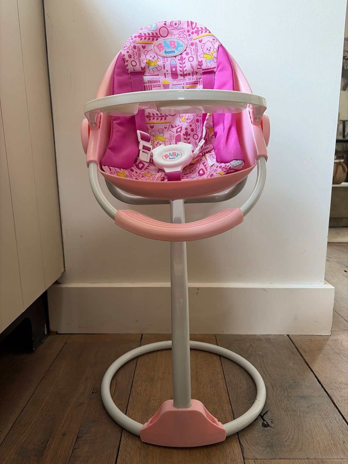 Baby Born Poppenstoel - Roze Eetstoel voor Babypop, Kinderen en Baby's, Ophalen, Gebruikt, Babypop