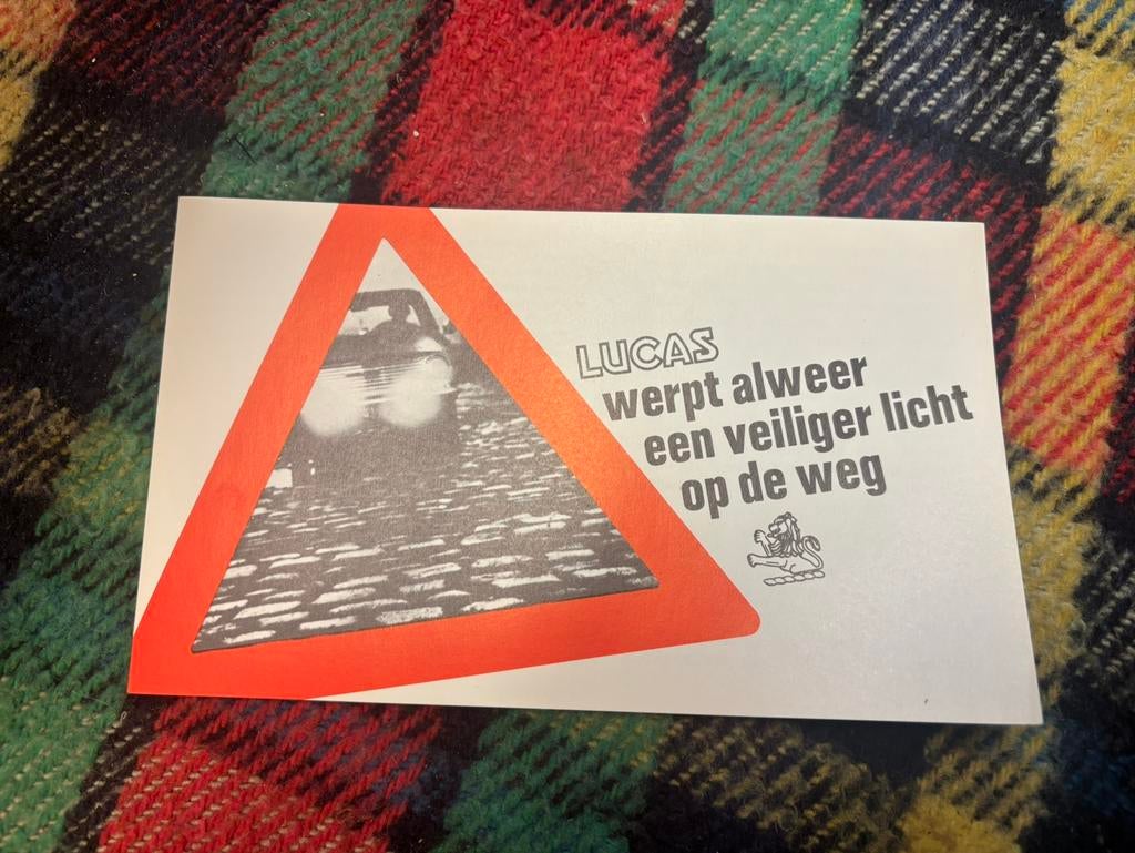 Lucas reclame folder, Ophalen of Verzenden, Zo goed als nieuw