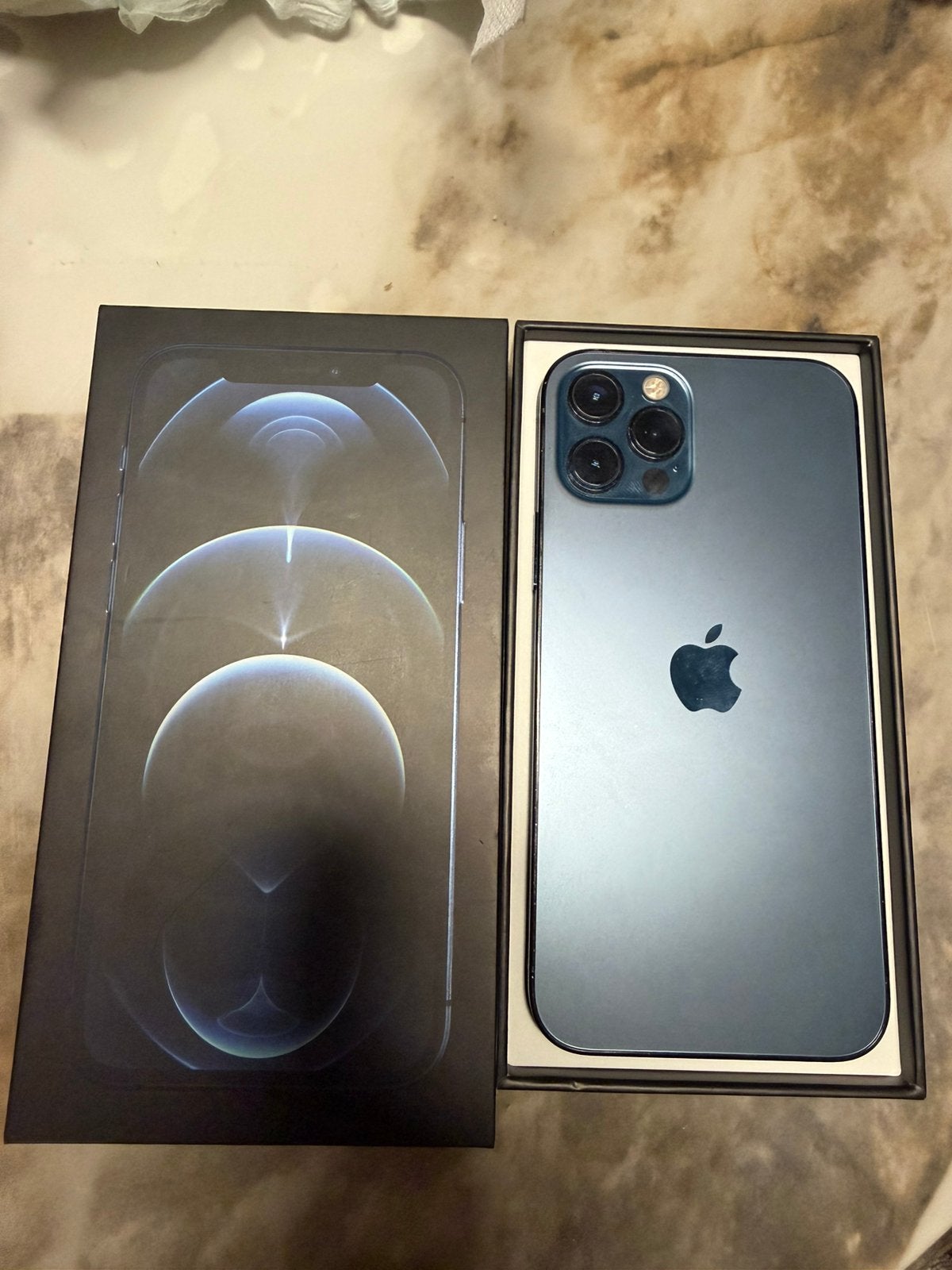 Iphone 12 Pro . 256 GB. Kleur : Pacific Blue, Telecommunicatie, Mobiele telefoons | Apple iPhone, 256 GB, Blauw, Zo goed als nieuw