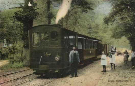 Muiderberg - Stoomtram, Ophalen of Verzenden, Voor 1920, Gelopen, Noord-Holland