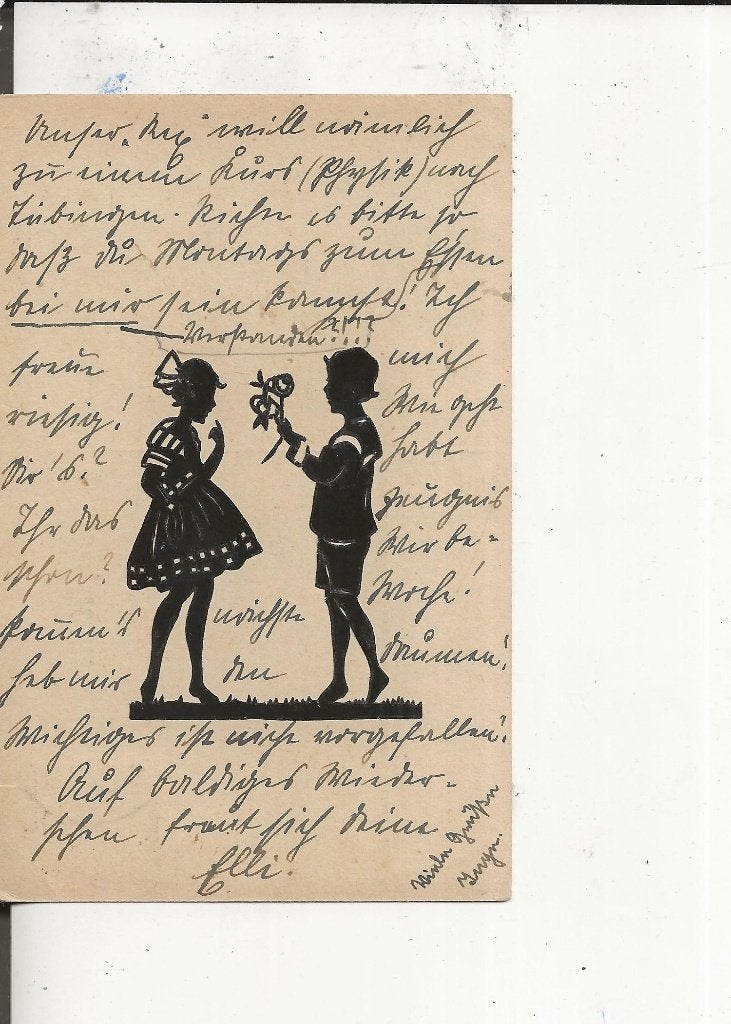 Palmpasen cadeau voor mijn lief 1925, Ophalen of Verzenden, 1920 tot 1940, Gelopen, Feest(dag)